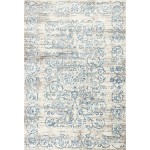 Crete Ivory/Blue Courtyard 7'10" x 11'2" Area Rug