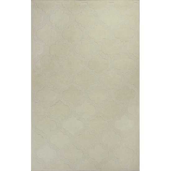 Eternity Ivory Arabesque 8' x 10'6" Area Rug
