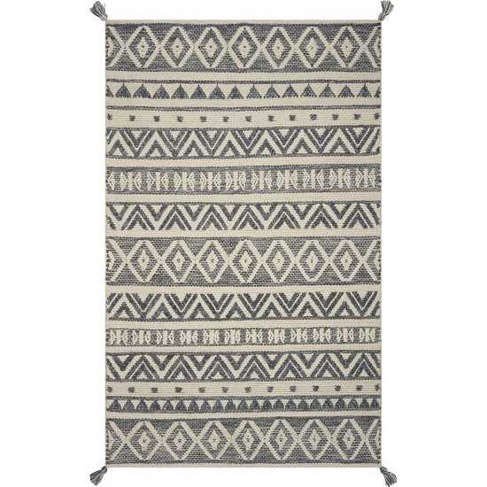 Hang Ten Malibu Grey Encinitas 3'3" x 5'3" Area Rug