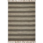 Hang Ten Palm Beach Slate/Ivory Horizons 5' x 7' Area Rug