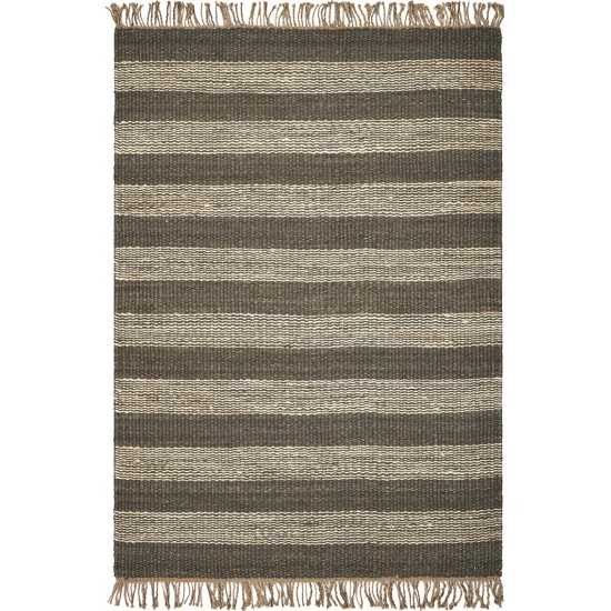 Hang Ten Palm Beach Slate/Ivory Horizons 7'6" x 9'6" Area Rug