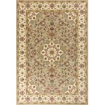 Kingston Beige/Ivory Tabriz 2'2" x 3'3" Area Rug