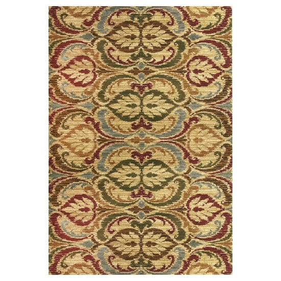 Lifestyles Gold Firenze 7'10" x 9'10" Area Rug