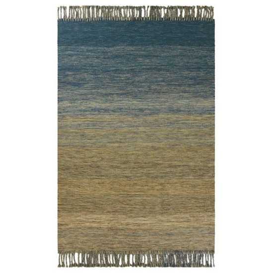 Libby Langdon Homespun Ocean Landscape 5' x 8' Area Rug