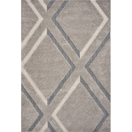 Monterrey Grey Visions 3'3" x 5'3" Area Rug