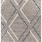 Monterrey Grey Visions 6'6" Square Area Rug