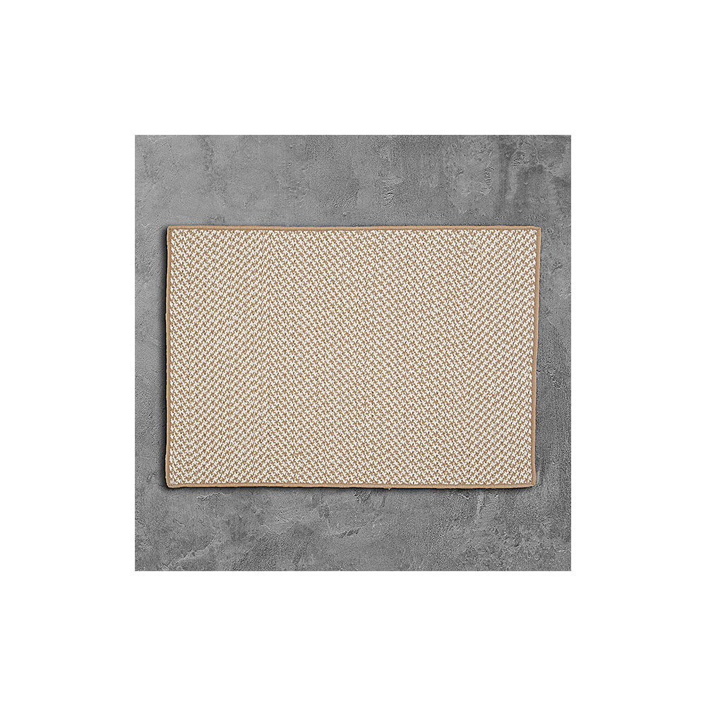 Colonial Mills Rug Outdoor Houndstooth Tweed Cuban Sand Runner (Rectangle)