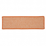 Colonial Mills Stair Tread Outdoor Houndstooth Tweed Orange Stair Tread