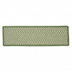 Colonial Mills Stair Tread Outdoor Houndstooth Tweed Leaf Green Stair Tread