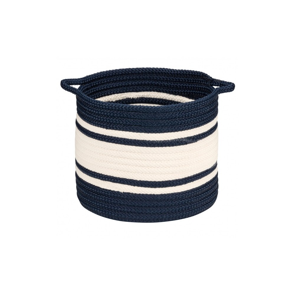 Colonial Mills Basket Outland Basket Navy Round