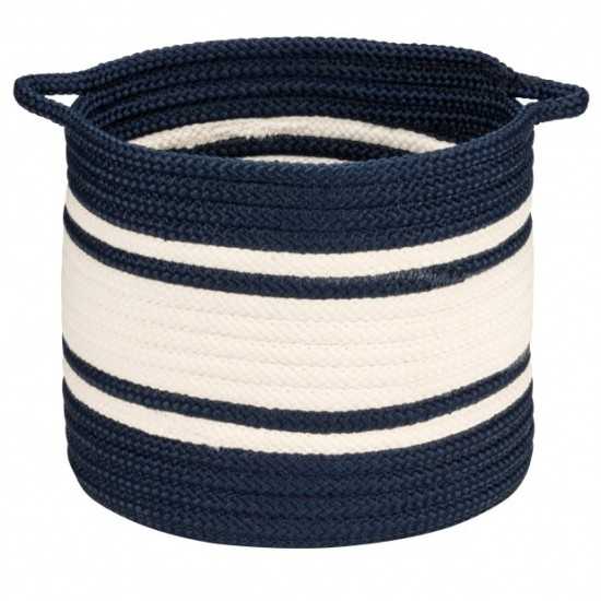 Colonial Mills Basket Outland Basket Navy Round