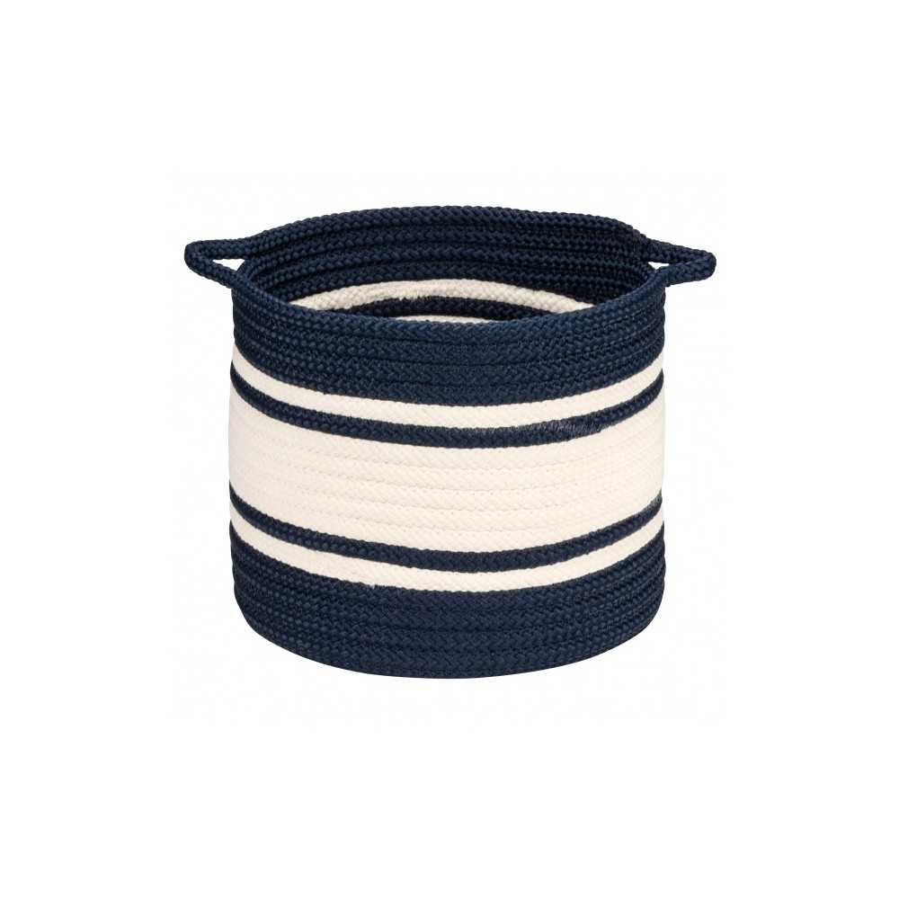 Colonial Mills Basket Outland Basket Navy Round