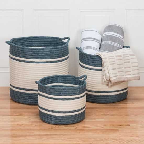 Colonial Mills Basket Outland Basket Blue Round