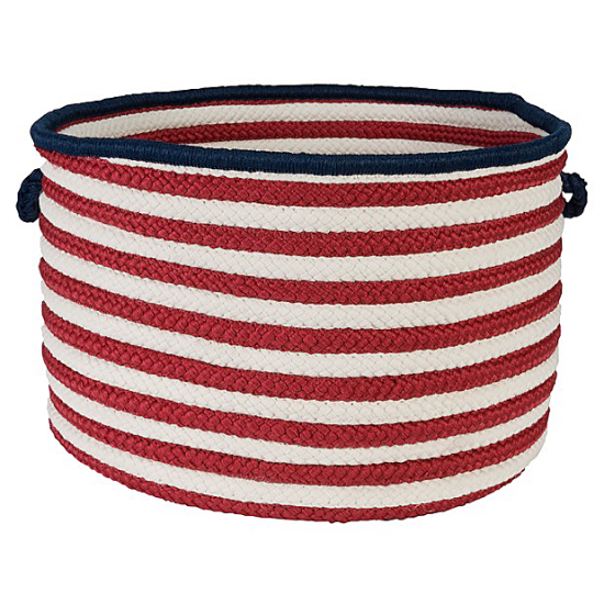 Colonial Mills Basket Patriot Basket Red White & Blue Round