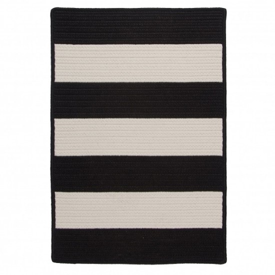 Colonial Mills Rug Pershing Black Sample