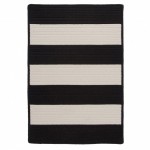 Colonial Mills Rug Pershing Black Square