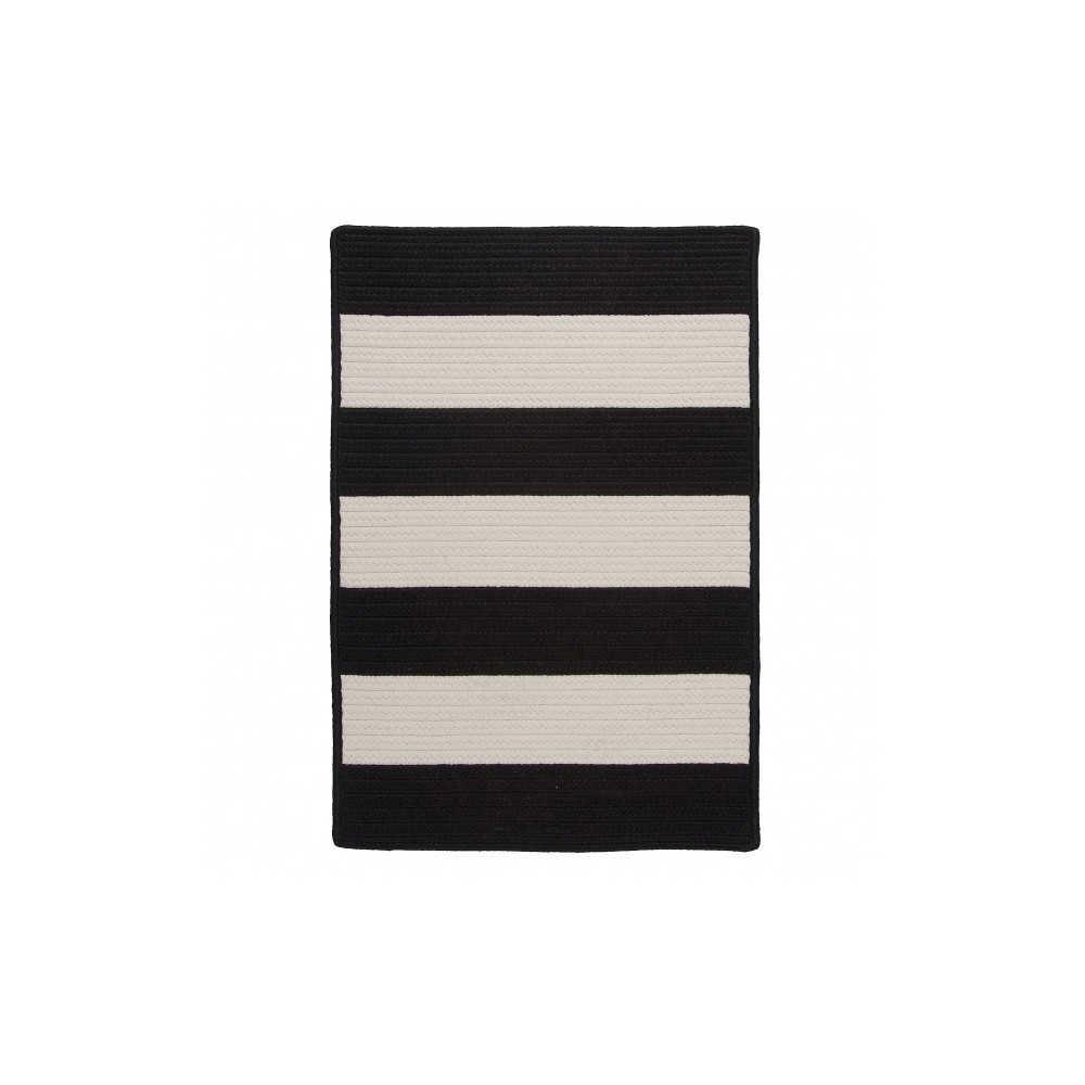 Colonial Mills Rug Pershing Black Rectangle Colonial Mills Rug Pershing Black Rectangle