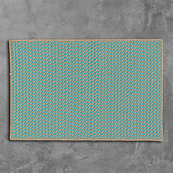 Colonial Mills Rug Point Prim Teal Runner (Rectangle)