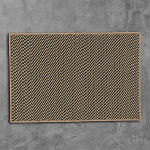 Colonial Mills Rug Point Prim Black Square