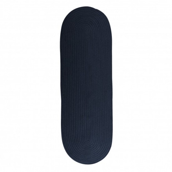 Colonial Mills Rug Port Royale Navy Runner (Oval)