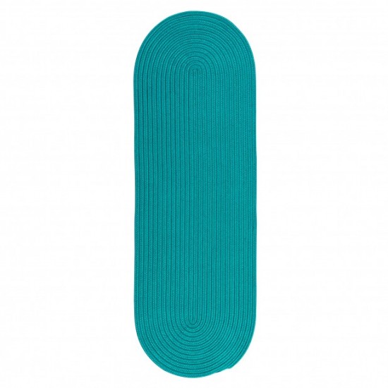 Colonial Mills Rug Port Royale Turquoise Runner (Oval)