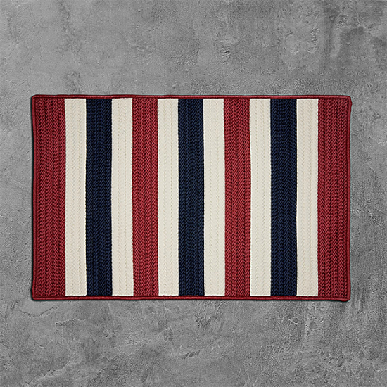 Colonial Mills Rug Portico Patriotic Stripe Runner (Rectangle)