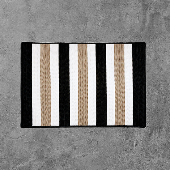 Colonial Mills Rug Portico Sharp Black Runner (Rectangle)