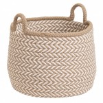 Colonial Mills Basket Prevé Basket Taupe & White Round