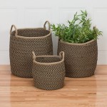 Colonial Mills Basket Prevé Basket Taupe & Black Round