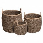 Colonial Mills Basket Prevé Basket Taupe & Black Round