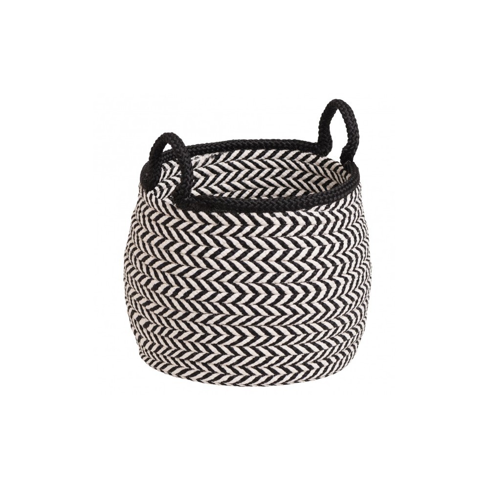 Colonial Mills Basket Prevé Basket White & Black Round