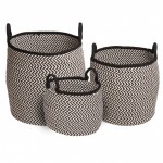 Colonial Mills Basket Prevé Basket White & Black Round