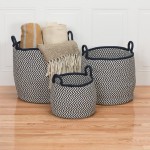 Colonial Mills Basket Prevé Basket White & Navy Round