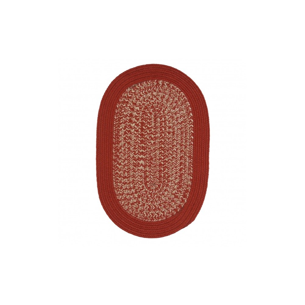 Colonial Mills Rug Puritan Red Runner (Oval)