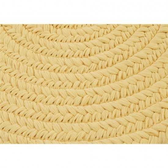 Colonial Mills Rug Reversible Flat-Braid (Oval) Runner Yellow Runner (Oval)