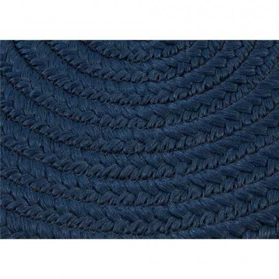 Colonial Mills Rug Reversible Flat-Braid (Oval) Runner Navy Runner (Oval)