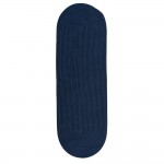 Colonial Mills Rug Reversible Flat-Braid (Oval) Runner Navy Runner (Oval)