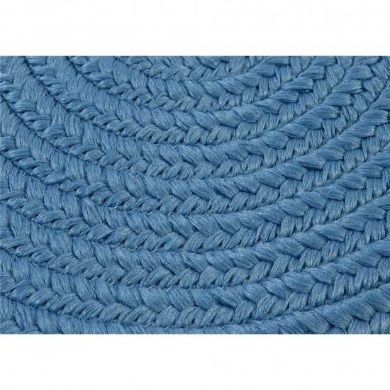 Colonial Mills Rug Reversible Flat-Braid (Oval) Runner Oasis Blue Runner (Oval)