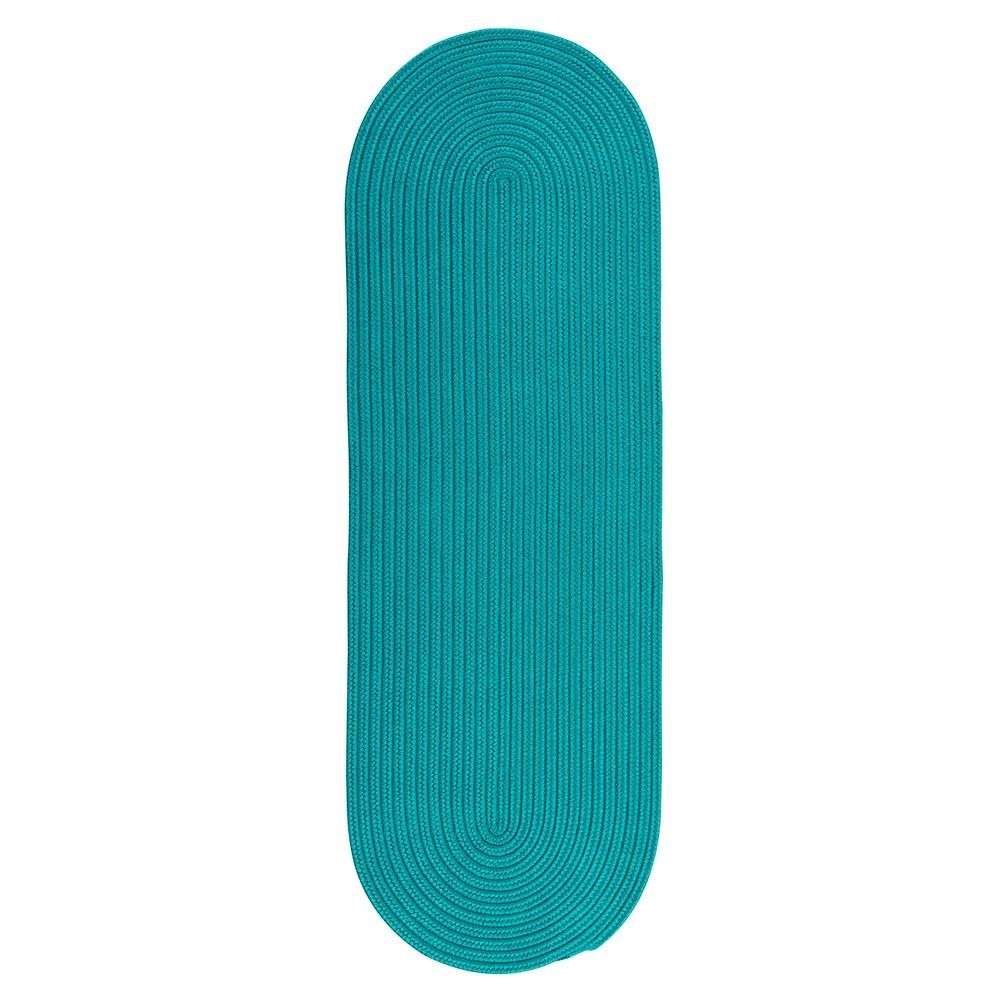 Colonial Mills Rug Reversible Flat-Braid (Oval) Runner Aqua Runner (Oval) Colonial Mills Rug Reversible Flat-Braid (Oval) Runner Aqua Runner (Oval)