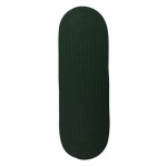 Colonial Mills Rug Reversible Flat-Braid (Oval) Runner Hunter Green Runner