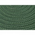 Colonial Mills Rug Reversible Flat-Braid (Oval) Runner Hunter Green Runner