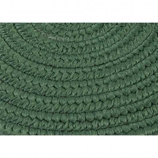 Colonial Mills Rug Reversible Flat-Braid (Oval) Runner Hunter Green Runner