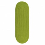 Colonial Mills Rug Reversible Flat-Braid (Oval) Runner Lime Runner (Oval)