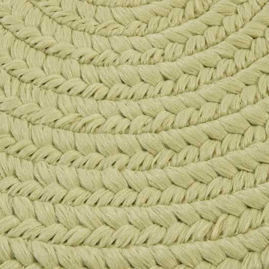 Colonial Mills Rug Reversible Flat-Braid (Oval) Runner Sprout Green Runner