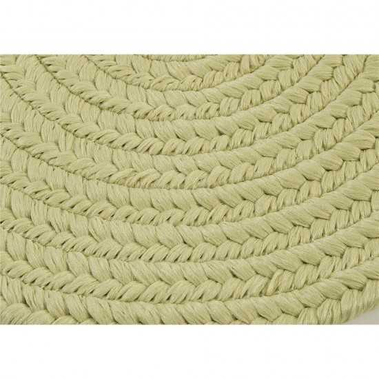 Colonial Mills Rug Reversible Flat-Braid (Oval) Runner Sprout Green Runner