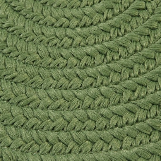 Colonial Mills Rug Reversible Flat-Braid (Oval) Runner Moss Green Runner (Oval)