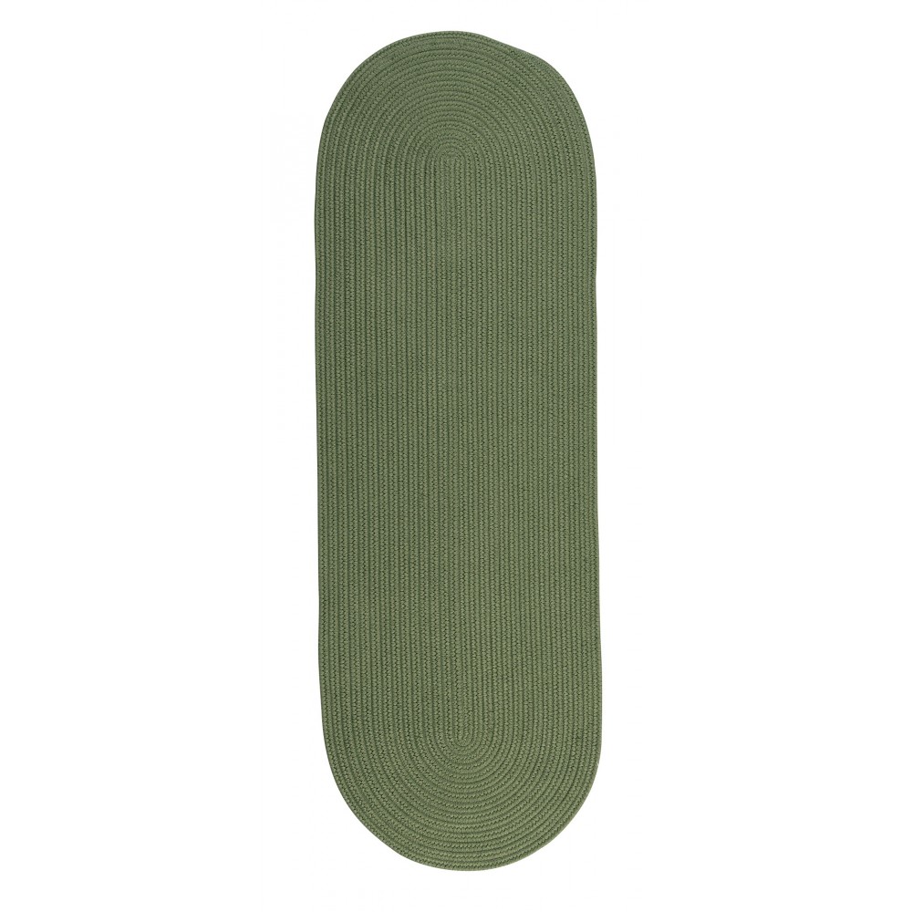 Colonial Mills Rug Reversible Flat-Braid (Oval) Runner Moss Green Runner (Oval) Colonial Mills Rug Reversible Flat-Braid (Oval) Runner Moss Green Runner (Oval)