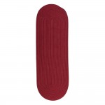 Colonial Mills Rug Reversible Flat-Braid (Oval) Runner Red Runner (Oval)