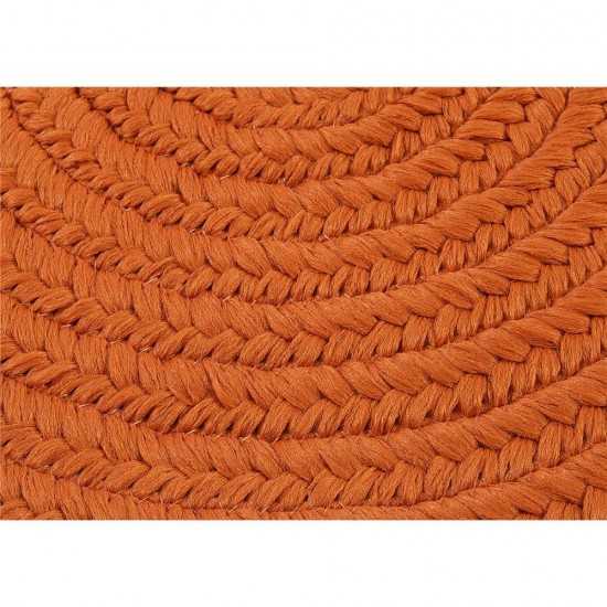 Colonial Mills Rug Reversible Flat-Braid (Oval) Runner Rust Runner (Oval)