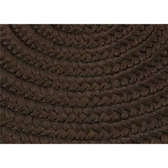 Colonial Mills Rug Reversible Flat-Braid (Oval) Runner Earth Brown Runner (Oval)